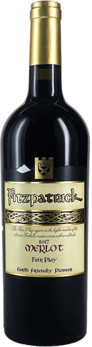 2017 Fitzpatrick Merlot Bottle