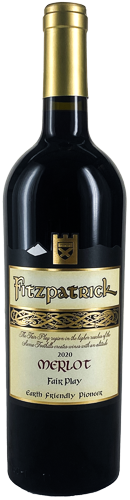 2020 Fitzpatrick Merlot Bottle